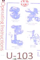 U.S. Motors-U.S. UniMount Modular Kit Instructions Manual-Unimount 125-03